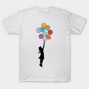 Planets balloons T-Shirt